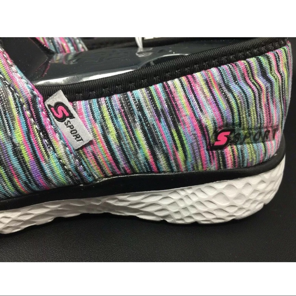 Girls S Sport Skechers Metallic Sneakers Athletic - Picture 4 of 7